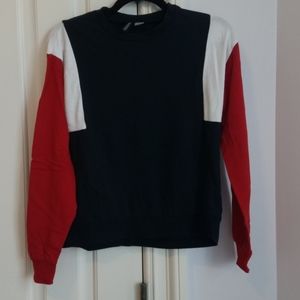 H&M Red White Blue Thin Sweater